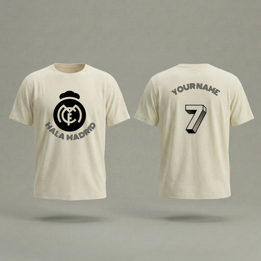 ملابس مشجعي "هلا مدريد" | تيشيرت وهودي مخصص باسمك ورقمك